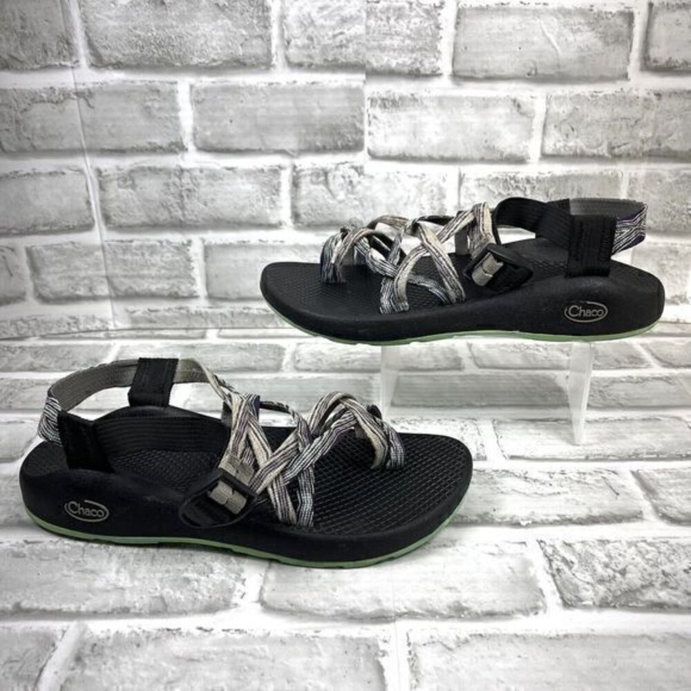 Chaco Dagger ZX/2 Classic Women's Size 8 Black Geometric Hiking Walking Sandals